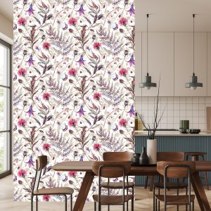 Papier Peint Fleurs Sauvages Aquarelles – Image 4