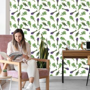 Papier Peint Lavande Parmi Les Herbes – Image 7