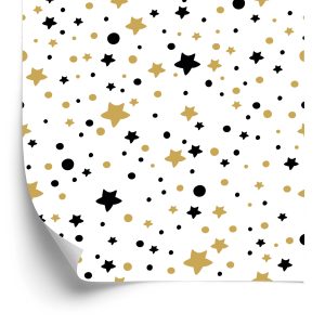 Papier Peint Pour Les Enfants - Étoiles Et Cercles – Image 2