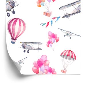 Papier Peint Ballons Et Avions Dans Le Ciel – Image 2