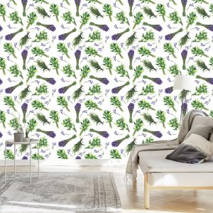 Papier Peint Herbes De Lavande – Image 3