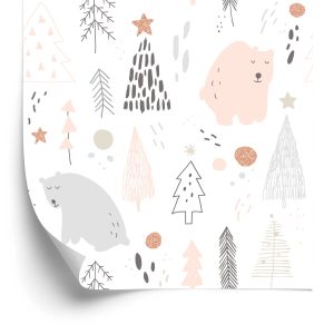 Papier Peint Pour Les Enfants - Ours Endormis – Image 2