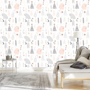 Papier Peint Pour Les Enfants - Ours Endormis – Image 3