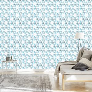 Papier Peint Optique Géométrique 3D Pour La Chambre – Image 3