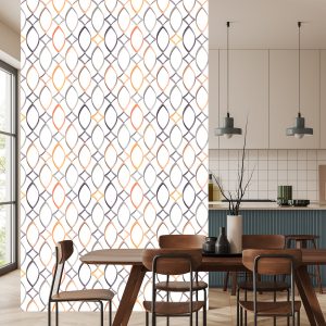 Papier Peint Motifs Géométriques Colorés – Image 4