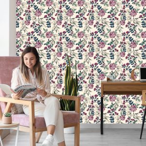 Papier Peint Fleurs Romantiques – Image 7