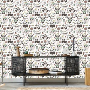 Papier Peint Pandas Parmi Les Jouets – Image 5