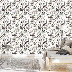 Papier Peint Pandas Parmi Les Jouets – Image 3