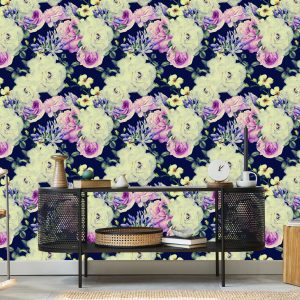 Papier Peint Fleurs Vintages – Image 5