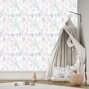 Papier Peint Ballons Pastels – Image 3