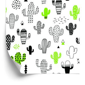 Papier Peint Cactus De Style Scandinave Pour Le Salon – Image 2