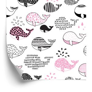 Papier Peint Pour Les Enfants - Baleines – Image 2