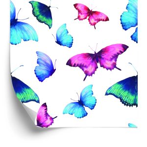 Papier Peint Papier Peint Papillons Colorés Pour La Chambre D'un Bébé – Image 2