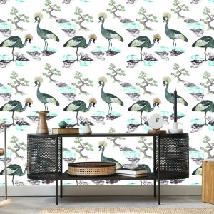 Papier Peint Beaux Oiseaux Et Fleurs – Image 5