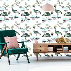 Papier Peint Beaux Oiseaux Et Fleurs – Image 6