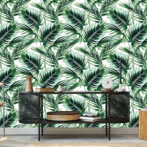 Papier Peint Feuilles De Palmier À La Mode – Image 5