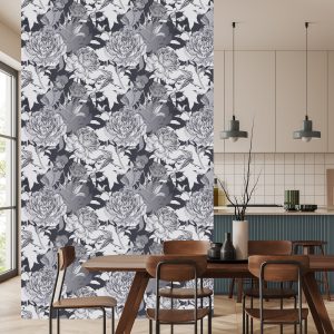 Papier Peint Pivoines Sombres – Image 4