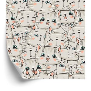 Papier Peint Pour Les Enfants - Petits Chats – Image 2