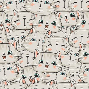 Papier Peint Pour Les Enfants - Petits Chats – Image 1