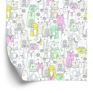 Papier Peint Les Chats Et Les Chiens – Image 2