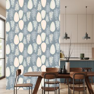 Papier Peint Feuilles De Style Scandinave Pour Chambre – Image 4