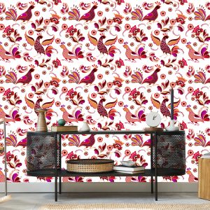 Papier Peint Plantes Et Oiseaux – Image 5