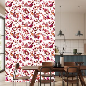 Papier Peint Plantes Et Oiseaux – Image 4