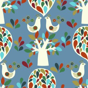 Papier Peint Arbres Nature Feuilles Chambre D'enfants – Image 1