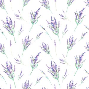 Papier Peint Composition Lavande – Image 1