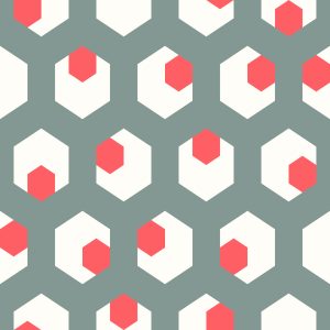 Papier Peint Figures Géométriques Dans Un Style Rétro – Image 1
