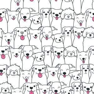 Papier Peint Chiots Pour Enfants – Image 1