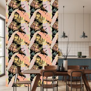 Papier Peint Feuilles Exotiques Colorées – Image 4