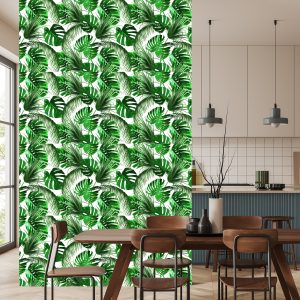 Papier Peint Belles Feuilles Tropicales Colorées – Image 4