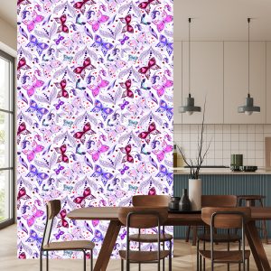 Papier Peint En Papillons À Pois Pour Chambre De Bébé – Image 4