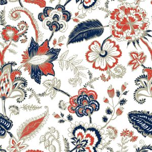 Papier Peint Fleurs Sauvages Colorées – Image 1