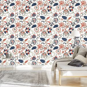Papier Peint Fleurs Sauvages Colorées – Image 3