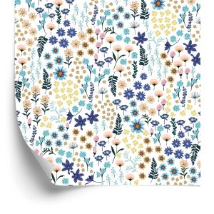 Papier Peint Fleurs Sauvages Colorées – Image 2