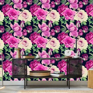 Papier Peint Fleurs Vintages – Image 5