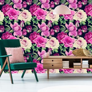 Papier Peint Fleurs Vintages – Image 6
