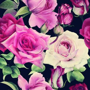 Papier Peint Fleurs Vintages – Image 1