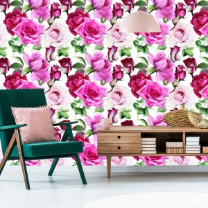 Papier Peint Des Roses Aux Couleurs Tendance – Image 6