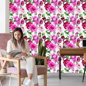 Papier Peint Des Roses Aux Couleurs Tendance – Image 7