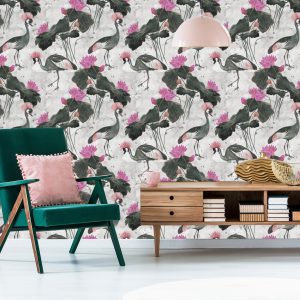 Papier Peint Beaux Oiseaux Et Fleurs – Image 6