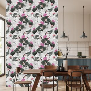 Papier Peint Beaux Oiseaux Et Fleurs – Image 4