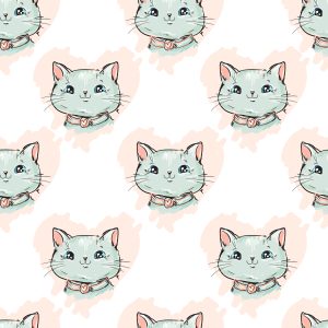 Papier Peint Pour Les Enfants - Chatons Souriants – Image 1
