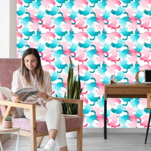 Papier Peint Pour Les Enfants - Chats Colorés – Image 7