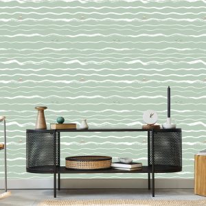 Papier Peint Rayures - Vagues Irrégulières – Image 5