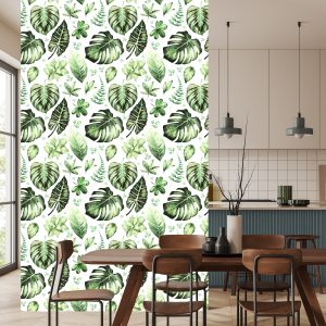 Papier Peint Feuilles Vertes Tropicales – Image 4
