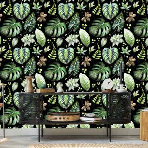 Papier Peint Plantes Sur Fond Sombre – Image 5