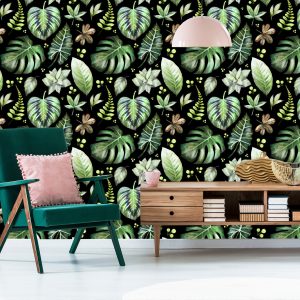 Papier Peint Plantes Sur Fond Sombre – Image 6